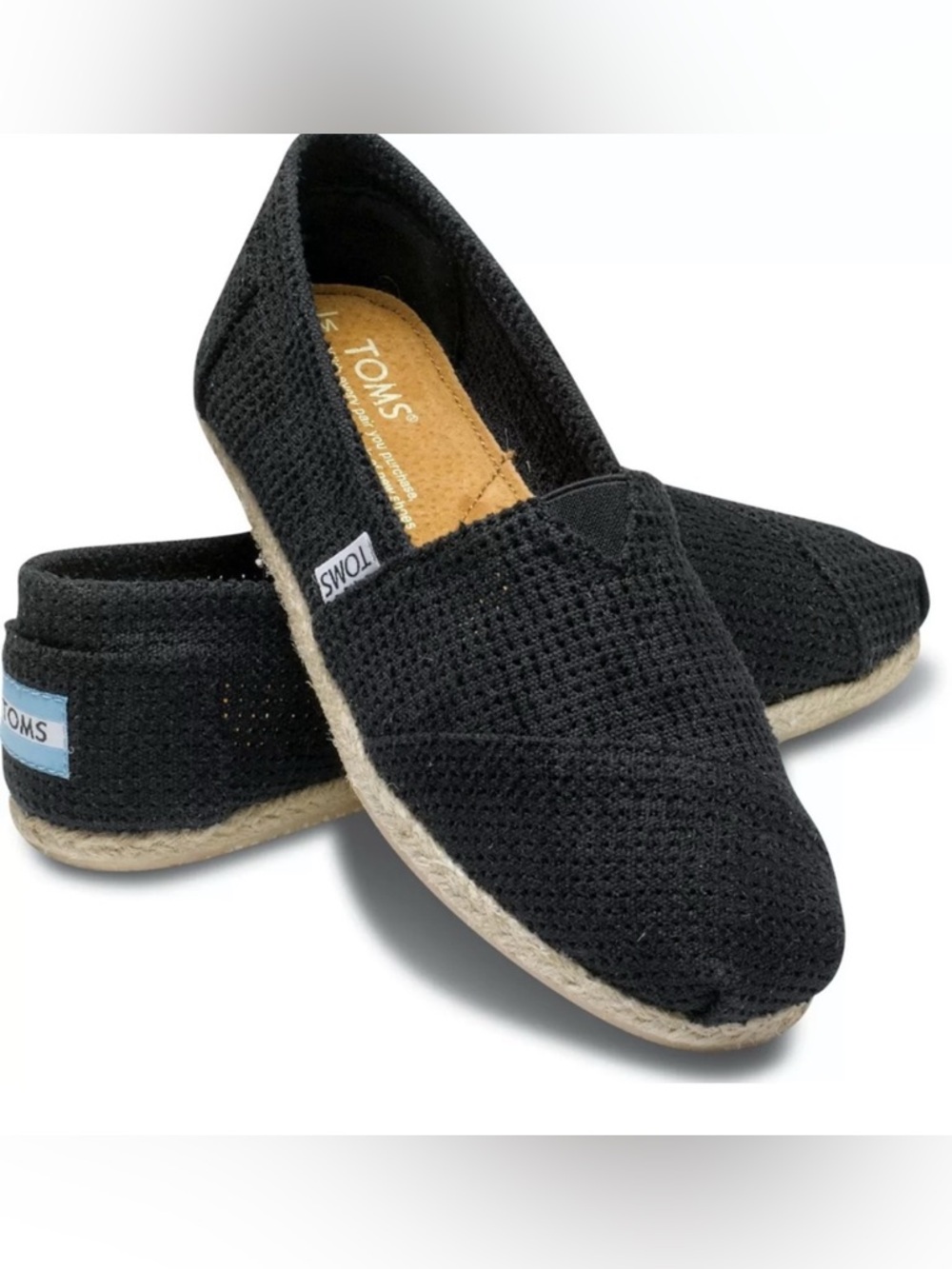 TOMS Freetown Black Size 11 Women’s Shoes Espadrille NWT Classic Boho